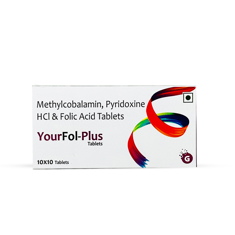 Methylcobalamin, Pyridoxine HCl & Folic Acid Tablets